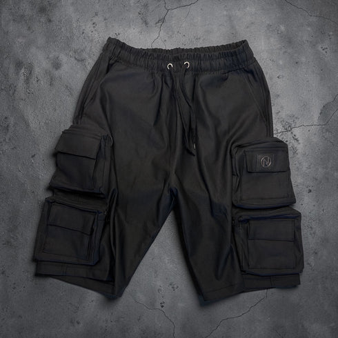 NØIRTEK Cargo Shorts – Black