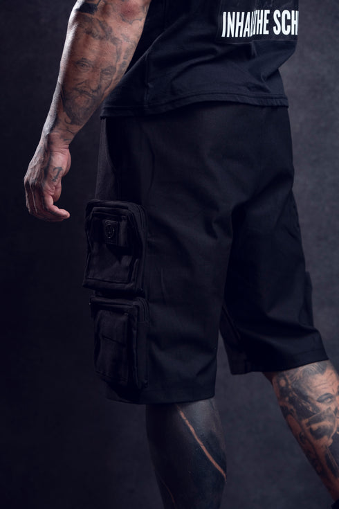 NØIRTEK Cargo Shorts – Black
