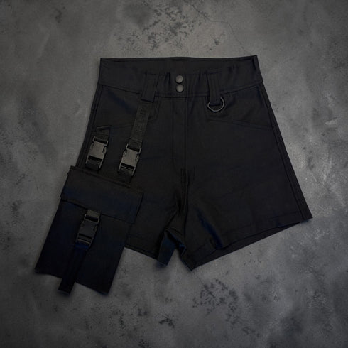 NØIRTEK Women’s Cargo Shorts – Black