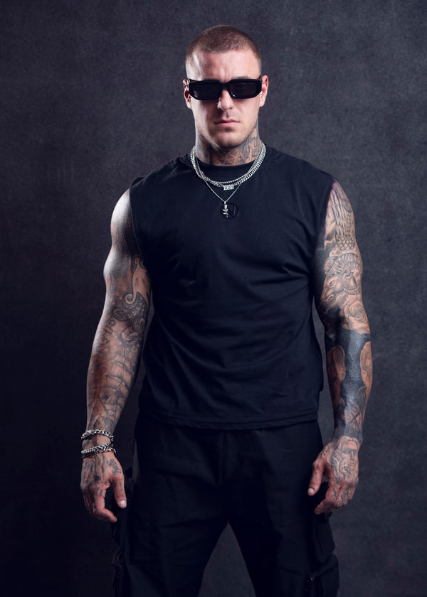 PÁNSKÝ CROP TOP – INHALE THE SCHRANZ