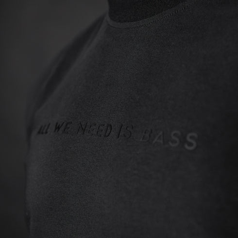 NØIRTEK Mens Oversized Tee "ALL WE NEED IS BASS"