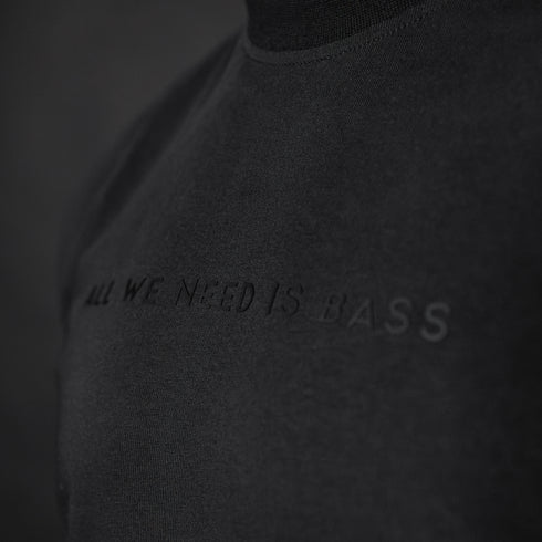 NØIRTEK Mens Oversized Tee "ALL WE NEED IS BASS"
