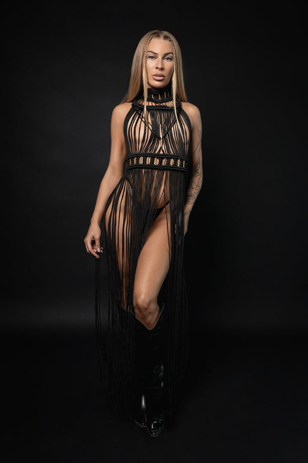 Fringe Goddess Dress — Rave Edition